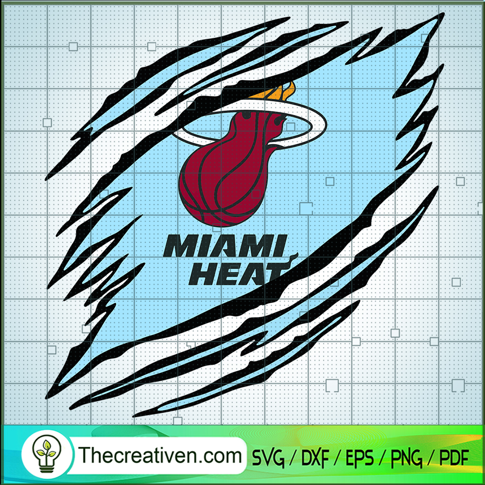 Miami Heat Claws Logo SVG, NBA Logo SVG, NBA League SVG 1 Miami Heat Claws Logo SVG, NBA Logo SVG, NBA League SVG
