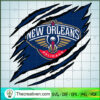 New Orleans Pelicans Claws Logo SVG, NBA Logo SVG, NBA League SVG 2 21 copy