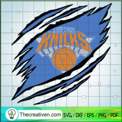 New York Knicks Claws Logo SVG, NBA Logo SVG, NBA League SVG