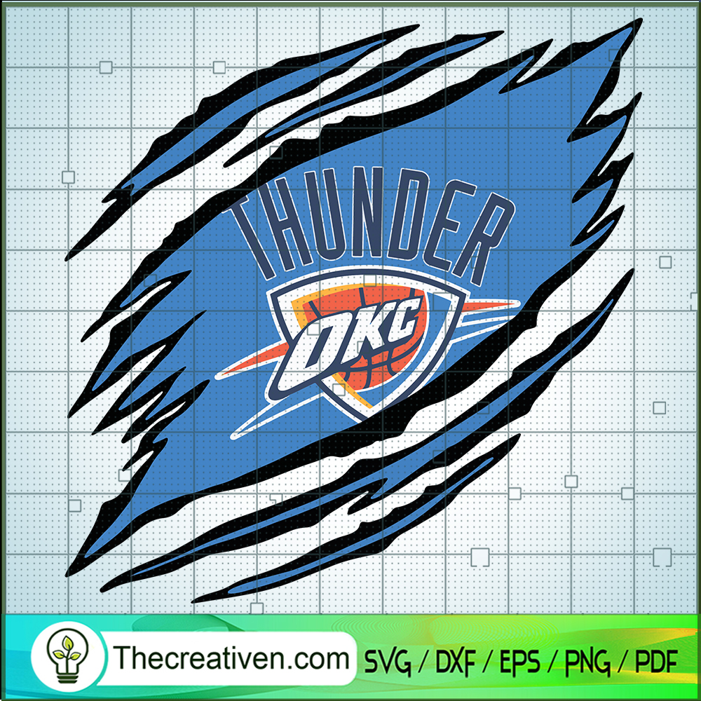 Oklahoma City Thunder Claws Logo SVG, NBA Logo SVG, NBA League SVG 1 Oklahoma City Thunder Claws Logo SVG, NBA Logo SVG, NBA League SVG