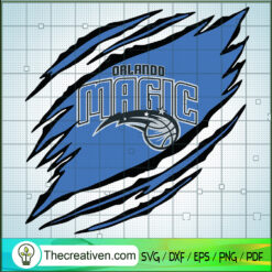 Orlando Magic Claws Logo SVG, NBA Logo SVG, NBA League SVG