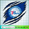 Philadelphia 76ers Claws Logo SVG, NBA Logo SVG, NBA League SVG