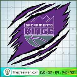 Sacramento Kings Claws Logo SVG, NBA Logo SVG, NBA League SVG