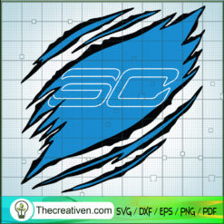 Stephen Curry Claws Logo SVG, NBA Logo SVG, NBA League SVG