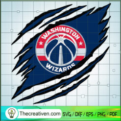 Washington Wizards Claws Logo SVG, NBA Logo SVG, NBA League SVG