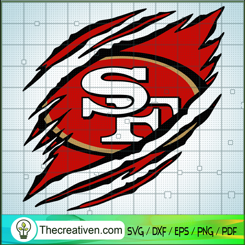 San Francisco 49ers Claws Logo SVG, NFL Logo SVG, NFL Football SVG 1 San Francisco 49ers Claws Logo SVG, NFL Logo SVG, NFL Football SVG