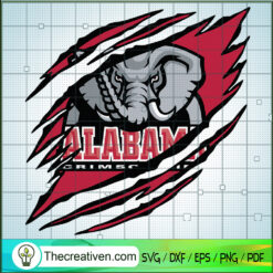 Alabama Crimson Tide Claws Logo SVG Cut File for Cricu Design 80018