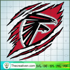 Atlanta Falcons Claws Logo SVG, NFL Logo SVG, NFL Football SVG