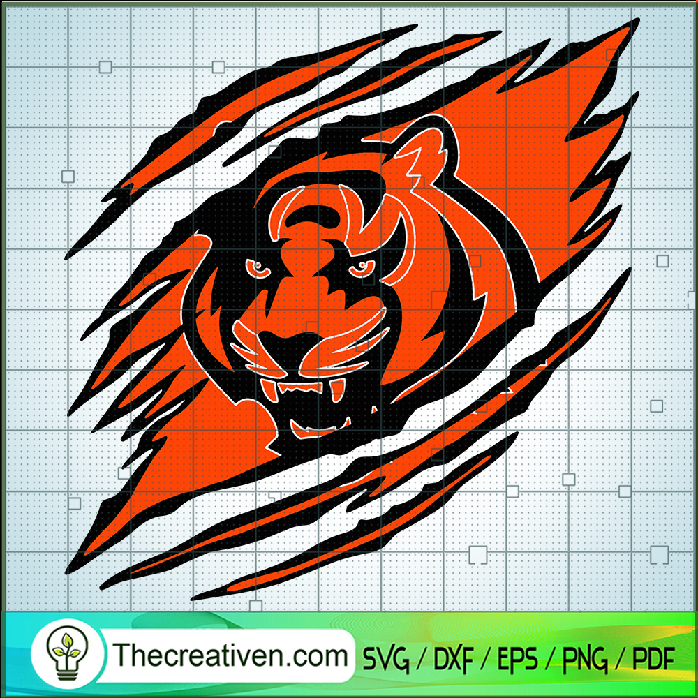 Cincinnati Bengals Tiger Cla SVG Cut File for Cricut 1 Cincinnati Bengals Tiger Cla SVG Cut File for Cricut