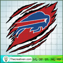 Buffalo Bills Claws Logo SVG, NFL Logo SVG, NFL Football SVG