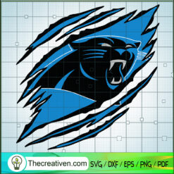 Carolina Panthers Claws Logo SVG, NFL Logo SVG, NFL Football SVG
