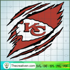 Kansas City Chiefs Claws Logo SVG Cut File for Cricut  Design 80047