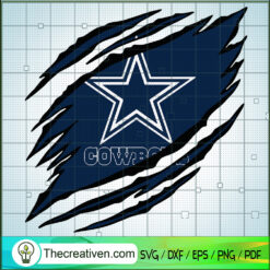 Dallas Cowboys Claws Logo SVG, NFL Logo SVG, NFL Football SVG