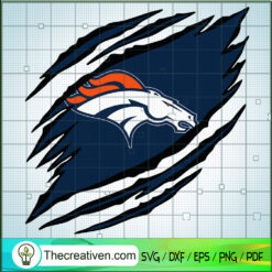 Denver Broncos Claws Logo SVG, NFL Logo SVG, NFL Football SVG