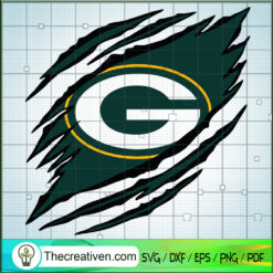 Green Bay Packers Claws Logo SVG, NFL Logo SVG, NFL Football SVG