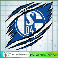 FC Schalke 04 Claws Logo SVG Cut File for Cricut & Silhouette