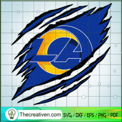 Los Angeles Rams Claws Logo SVG, NFL Logo SVG, NFL Football SVG