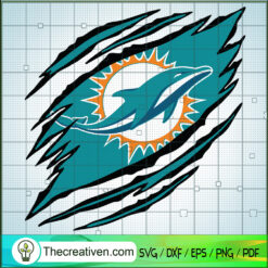 Miami Dolphins Claws Logo SVG, NFL Logo SVG, NFL Football SVG