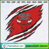 Chicago Bulls Claws Logo NBA Embroidery Design