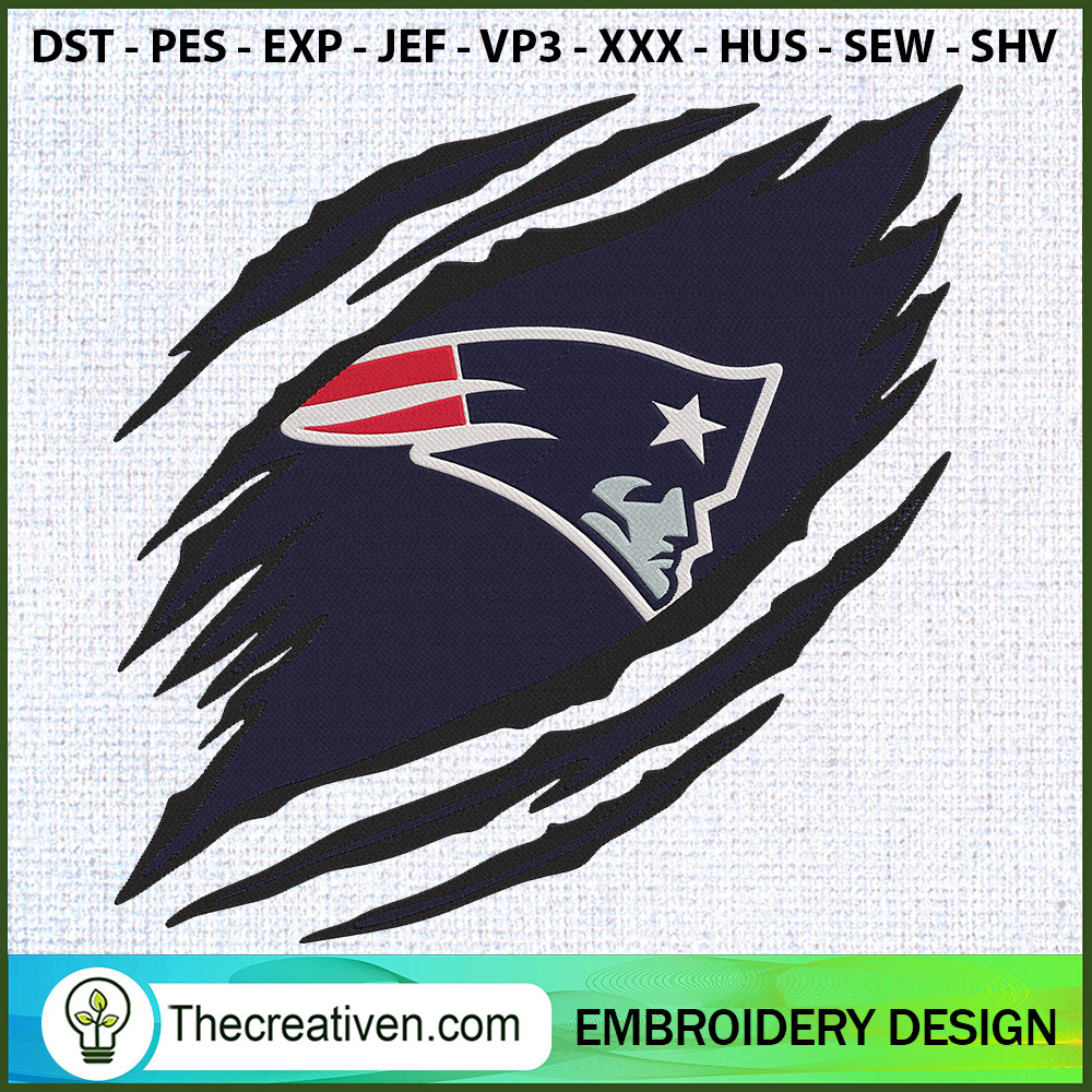 New England Patriots Claws L Embroidery Design 1 New England Patriots Claws L Embroidery Design