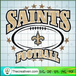 Saints Football SVG, New Orleans Saints SVG, Football Team SVG