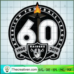 American Football League Logo SVG Cut File for Cricut & Silhouette