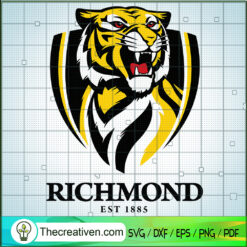 Richmond Tigers Logo SVG, Richmond Football Club SVG, Tigers Team SVG