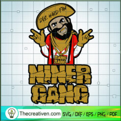49er Bang Bang Niner Gang Fa SVG Cut File for Cricut