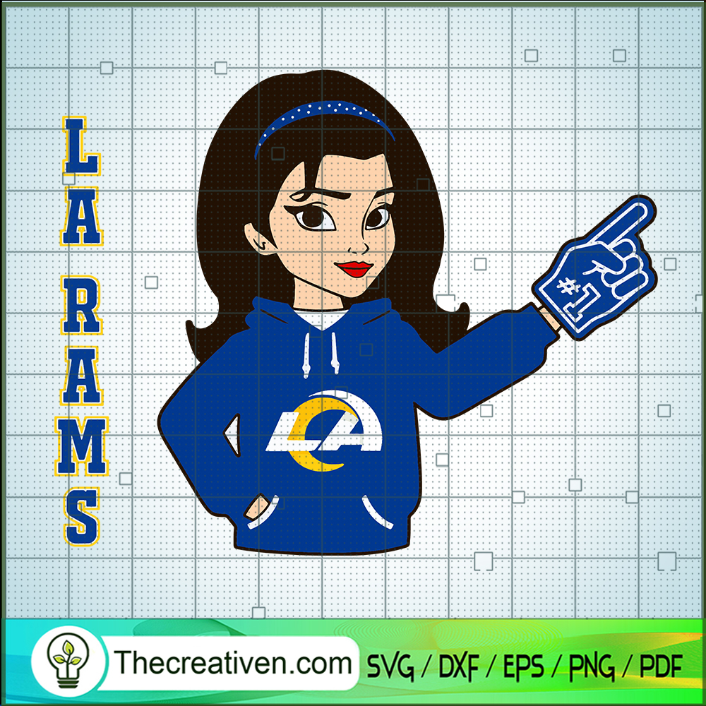Los Angeles Rams SVG, Rams SVG, Girl Rams SVG 1 Los Angeles Rams SVG, Rams SVG, Girl Rams SVG