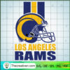 Los Angeles Rams Helmet Logo SVG, Rams Fan SVG, American Football SVG