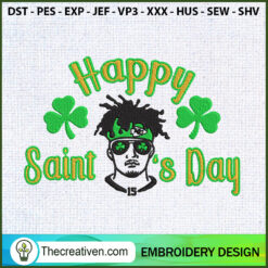 Happy Saint Patrick’s Day Nu Embroidery Design