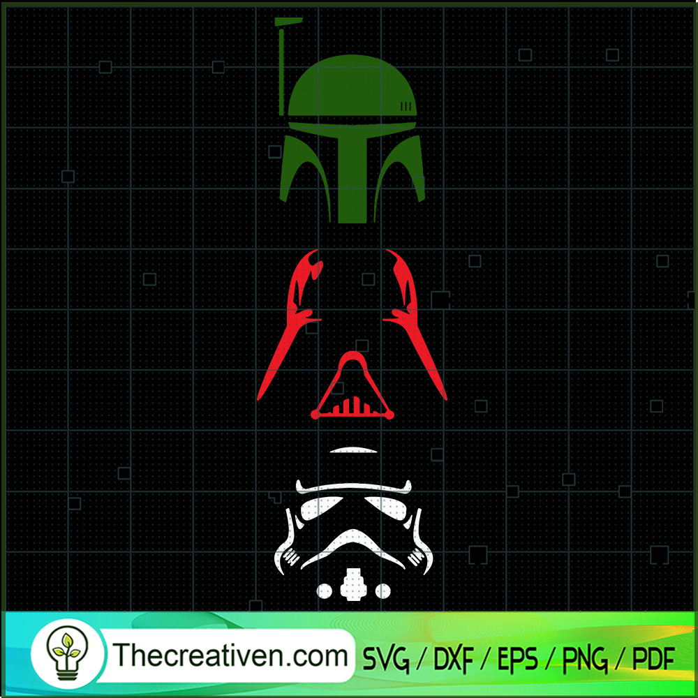 Star Wars Head SVG, Star Wars Characters SVG, Darth Vader SVG 1 Star Wars Head SVG, Star Wars Characters SVG, Darth Vader SVG