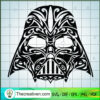 Darth Vader Pattern Head SVG, Darth Vader SVG, Star Wars SVG