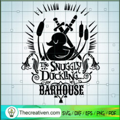 The Snuggly Duckling Barhouse SVG, The Duck SVG, Snuggly Duckling SVG