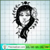 Mystic Girl SVG, Girl Art SVG, Girl SVG