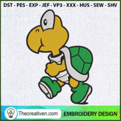 Koopa Mario Embroidery Designs Embroidery Design – Digital Download