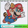 Super Mario Tanooki Fly Embr Embroidery Design