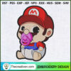 Baby Mario Embroidery Designs Embroidery Design – Digital Download