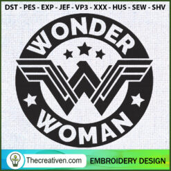 Wonder Woman Logo Embroidery Embroidery Design