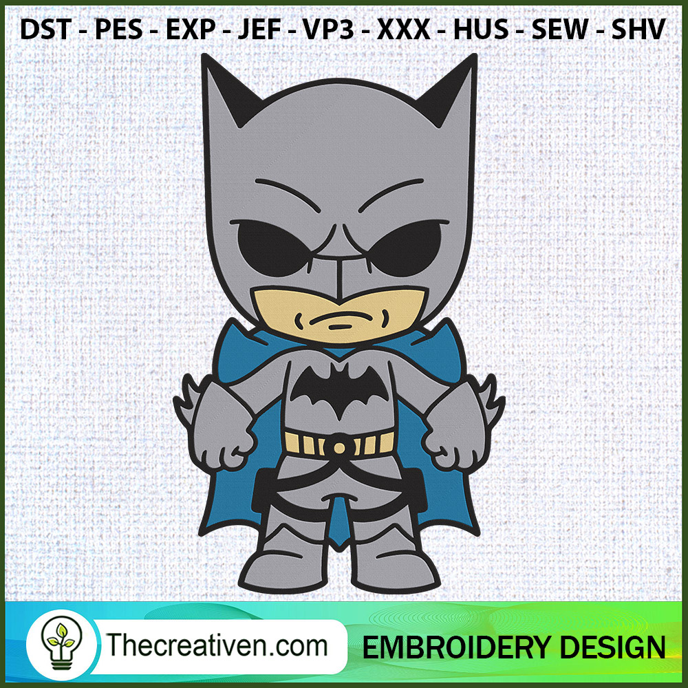 Batman Chibi Embroidery Designs Embroidery Design – Digital Download 1 Batman Chibi Embroidery Designs Embroidery Design – Digital Download