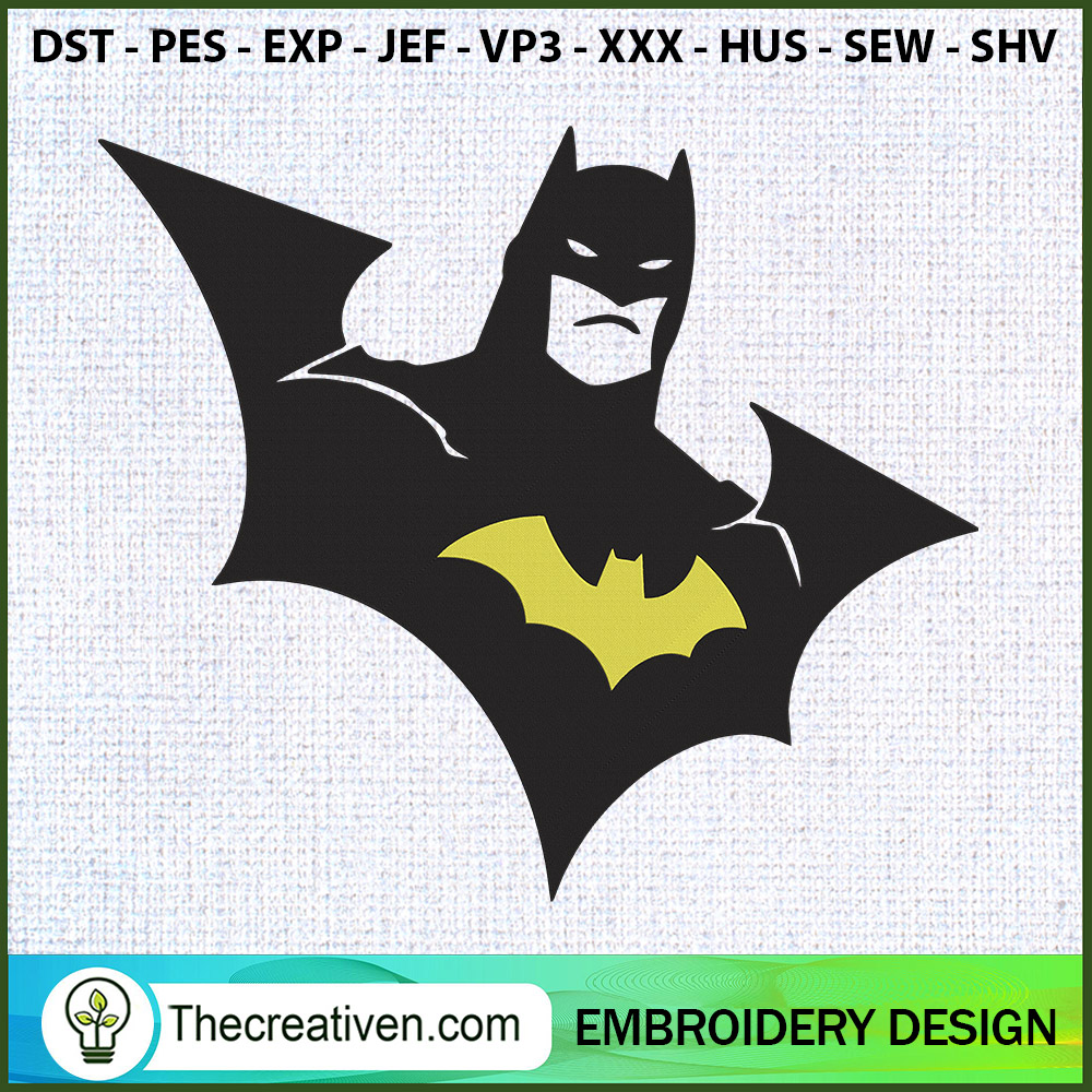 Batman Logo Bat Embroidery D Embroidery Design 1 Batman Logo Bat Embroidery D Embroidery Design