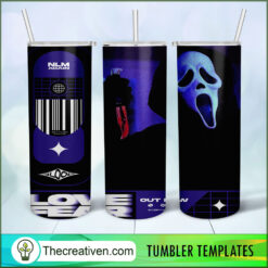 Scream Ghost Full Tumbler Wrap Tumbler Wrap – Digital Download