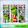 Merry Grinchmas Full Tumbler Wrap Tumbler Wrap – Digital Download