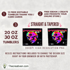 Alternative view of Dangerous Full Tumbler Wrap Tumbler Wrap – Digital Download