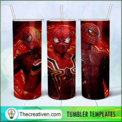 Three Spider-man Full Tumbler Wrap Tumbler Wrap – Digital Download