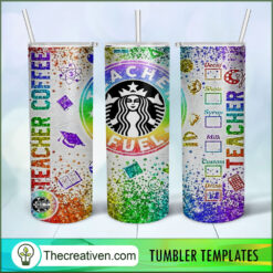 Teacher Fuel Full Tumbler Wrap Tumbler Wrap – Digital Design 81110