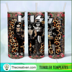 Kiss Full Tumbler Wrap Tumbler Wrap – Digital Download