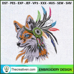 Fox Embroidery Designs Embroidery Design – Digital Download