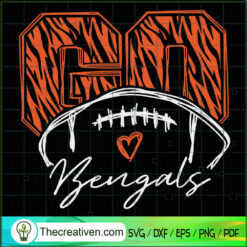 2 Go Bengals SVG, Football SVG, Cincinnati Bengals SVG