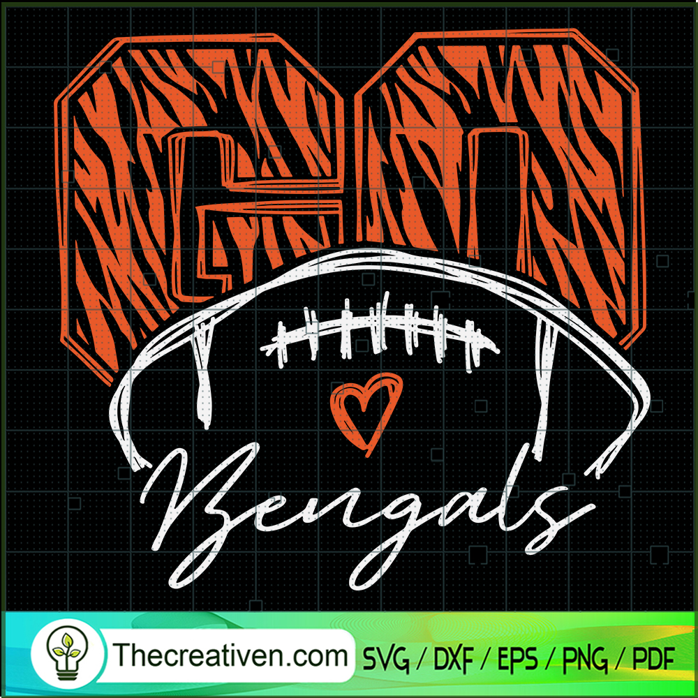 2 Go Bengals SVG, Football SVG, Cincinnati Bengals SVG 1 2 Go Bengals SVG, Football SVG, Cincinnati Bengals SVG